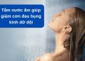 Tắm nước ấm làm giảm đau