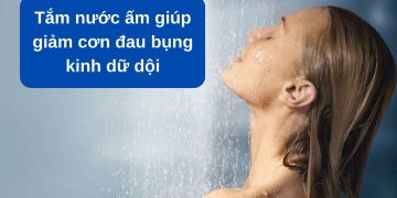 Tắm nước ấm làm giảm đau